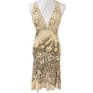 Roberto Cavalli SS2006 Python Leopard Print Dress 🐆✨🐍